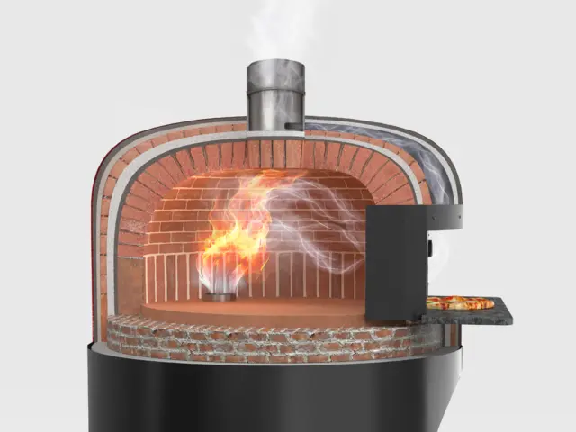 Neapolitn oven smoke extraction