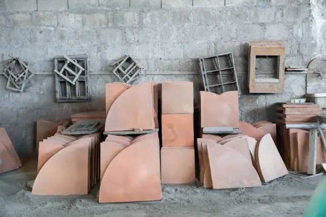 Rough tiles